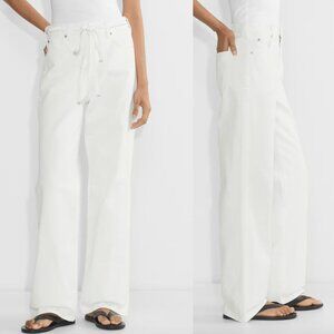 Aritzia x Denim Forum The '90s So-soft Lo-rise Baggy Jean in White